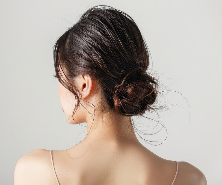 美容師によるうなじ脱毛